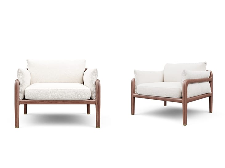 Кресло с деревянными подлокотниками OPERA CONTEMPORARY Брюс ARCH-00047869 - Вид №1