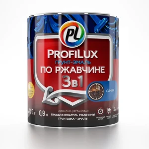 Эмаль-грунт по ржавчине 3 в 1 цвет синий 0.9 кг 14542441 STLM-2069928