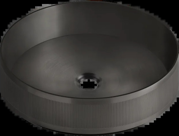 Умывальник 65601 707 Gessi Venti20 ЧЕРНЫЙ МЕТАЛЛ BR. PVD