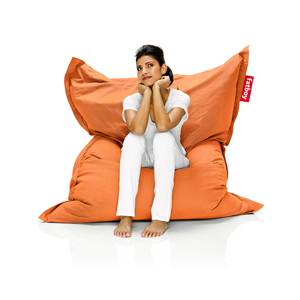 Кресло-мешок Fatboy the original оранжевый меланж 102334 - Вид №1