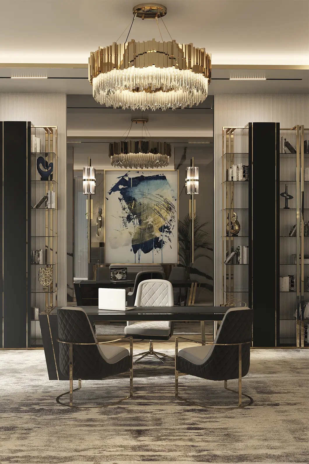 Книжный шкаф LUXXU Apotheosis 310 - Вид №3