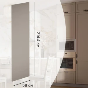 Фальшпанель для кухонного шкафа Ньюпорт 58x214 см KONSENSA цвет топо 89415853 STLM-2198501