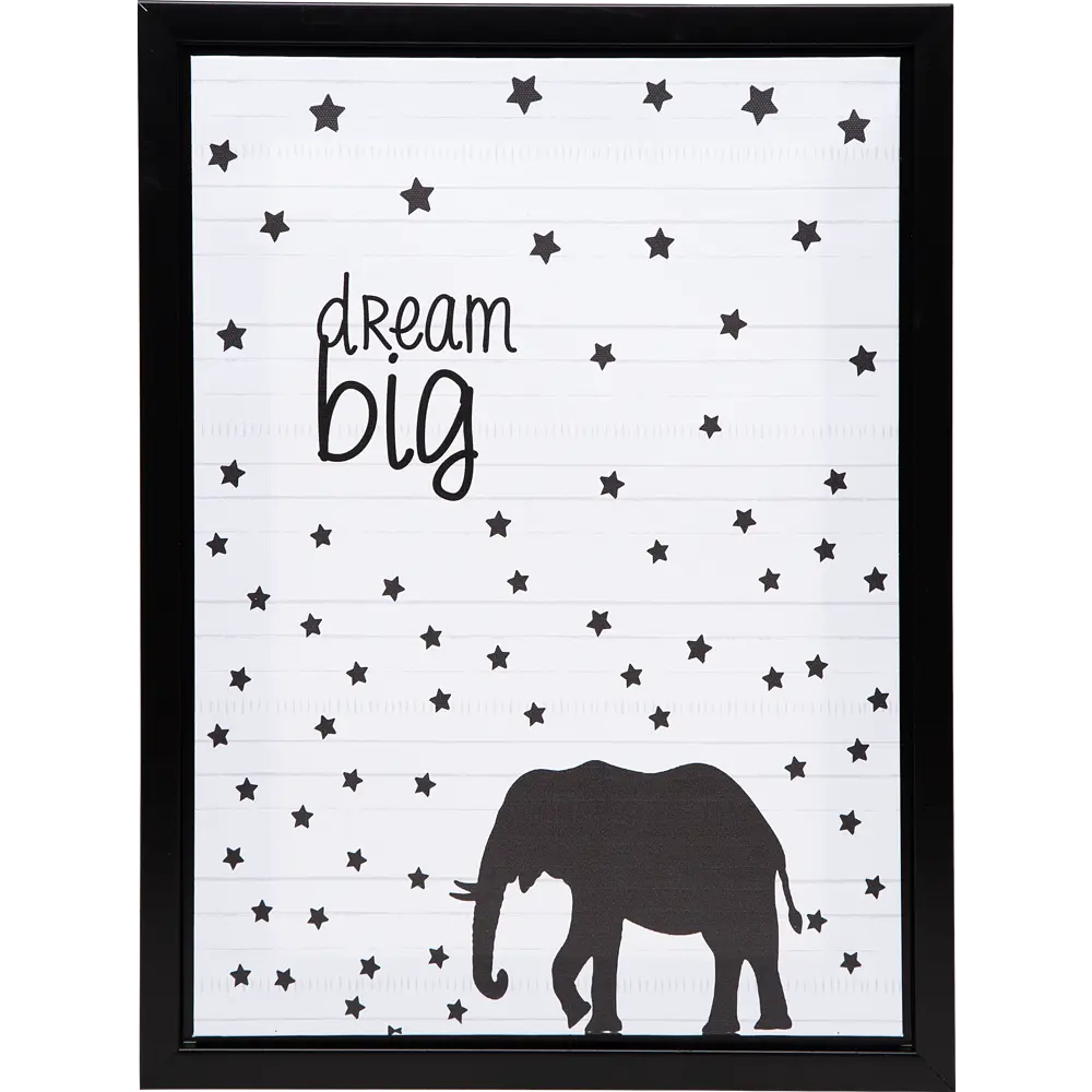 Картина на холсте в раме «Dream big» 30х40 см 81931576 STLM-2128686 Santreyd 