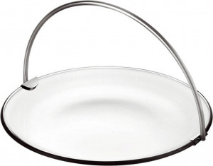 10536184 Vidivi Блюдо круглое Vidivi "Банкет" 21см, с металлической ручкой Стекло