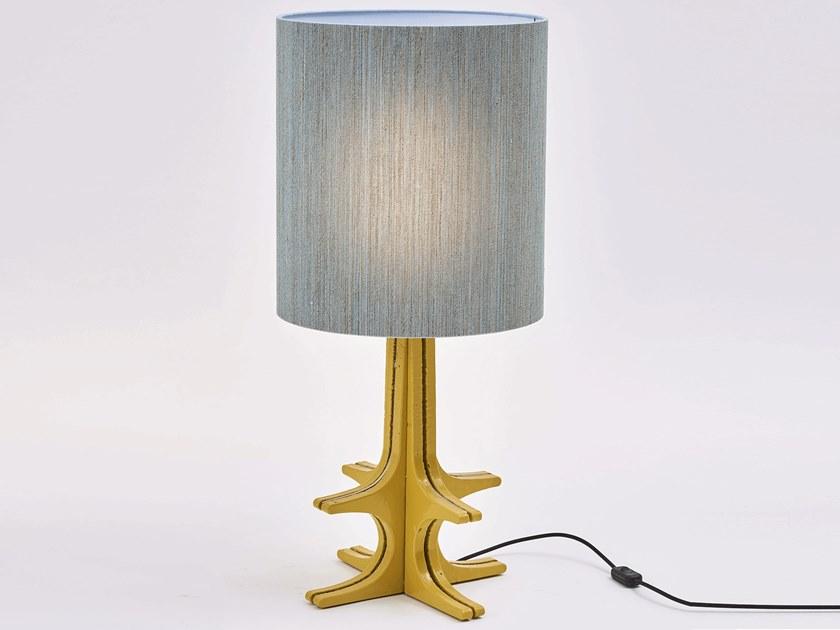 Paolo Castelli Настольная лампа из керамики и конопли Kaala Ill.kaal.100  - Вид №1