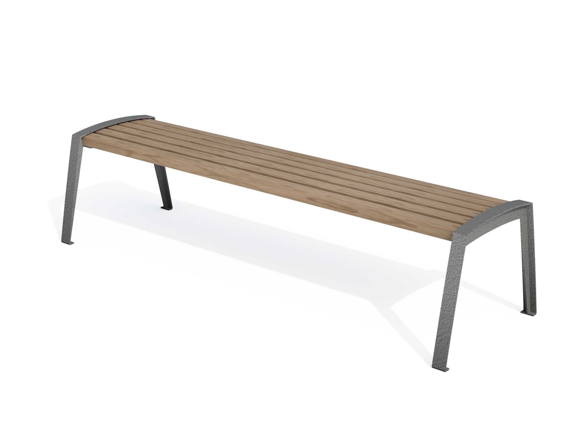 Деревянная скамья без спинки Studio Città ARCH-00060869 - Вид №1