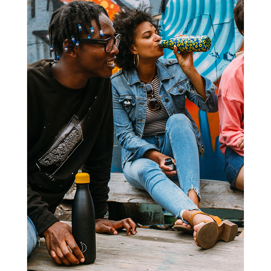 B500FLSUN Термос floral, sunflower, 500 мл Chilly's Bottles  - Вид №3