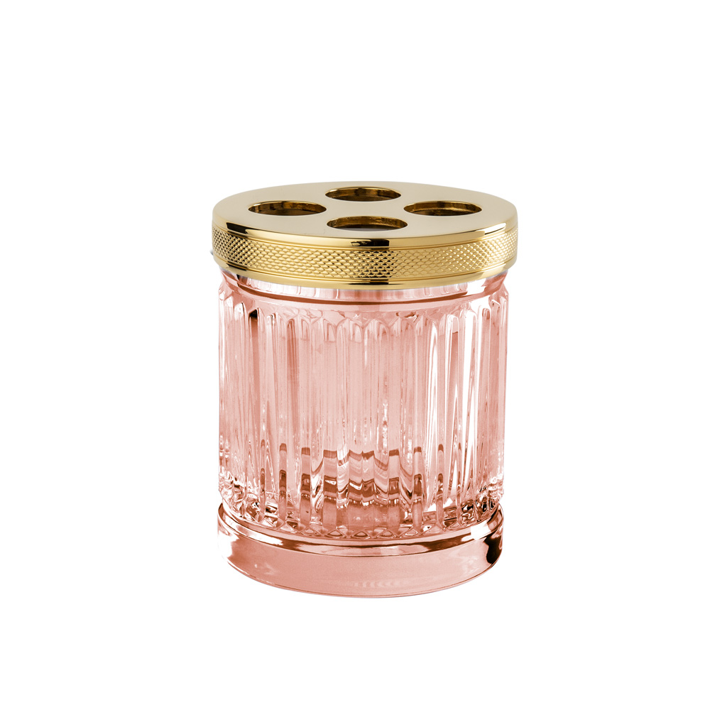 FS10C-620 FS10C-620 Стакан для зубной щетки РАЗМЕР КРИСТАЛЛА «ТРОСТЬ Cristal & Bronze CRISTAL TAILLE “CANNELÉ” CISELÉ  - Вид №2