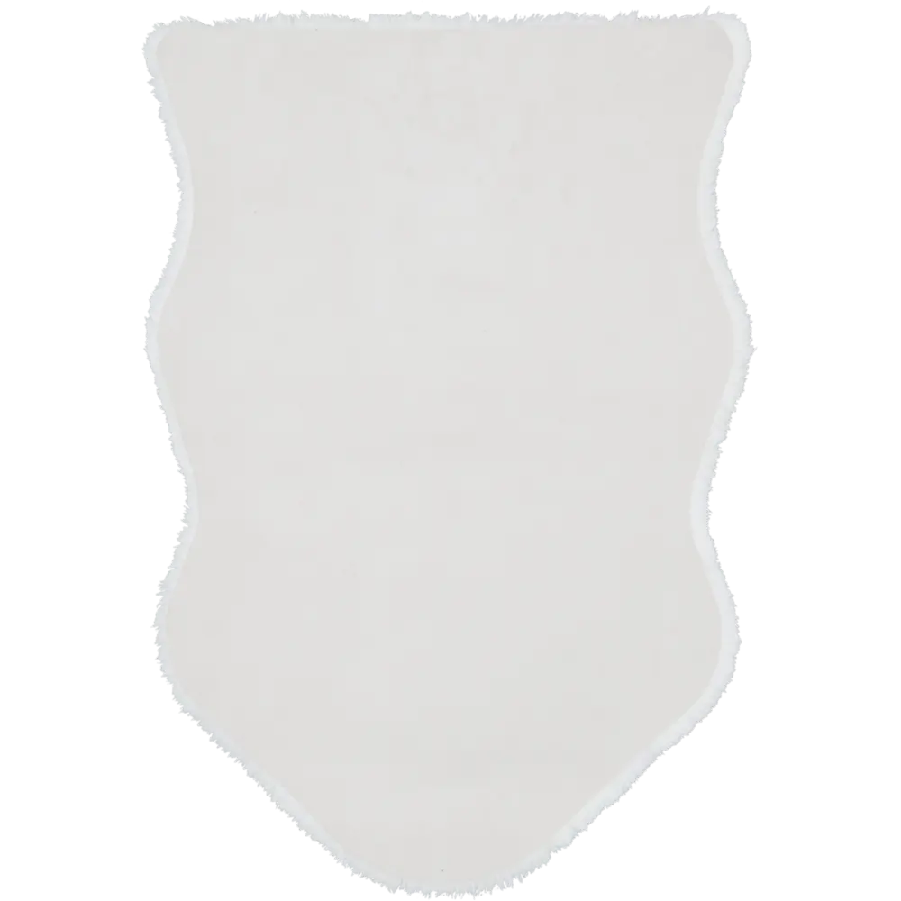 Шкура искусственная полиэстер 55х80 см цвет белый CTIM STLM-2170343 - Вид №1