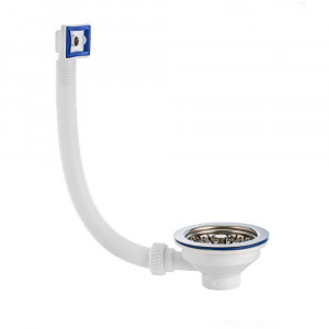 30980644 Выпуск "Элит" () большой с нерж.чашкой д.112мм и переливом (3 1/2") Raiber