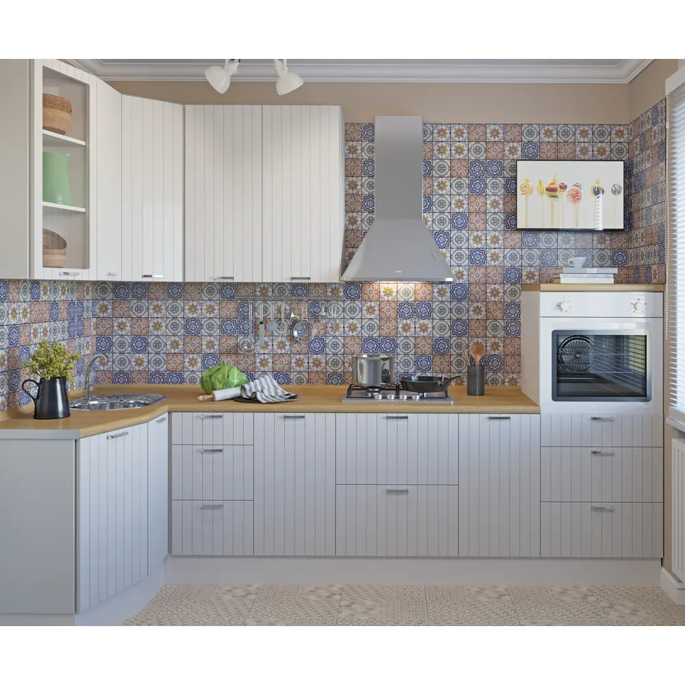 Плитка настенная Unitile Portello 20x20 см 1 м² цвет бежевый 18737318 STLM-2049494 - Вид №3