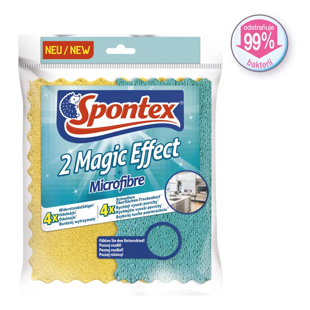 Салфетка полиуретановая Spontex Magic Effect 2 шт. 84177035 STLM-2058652  - Вид №1