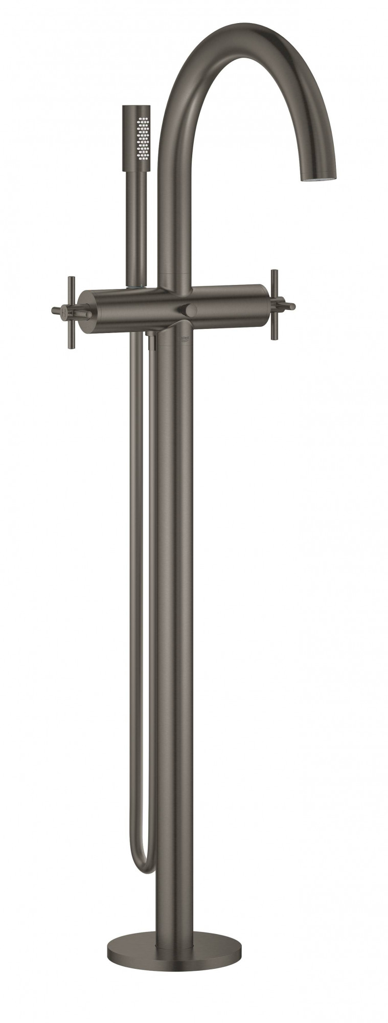 Внешняя часть свободностоящего смесителя для ванны GROHE Atrio New, темный графит (25044AL3)