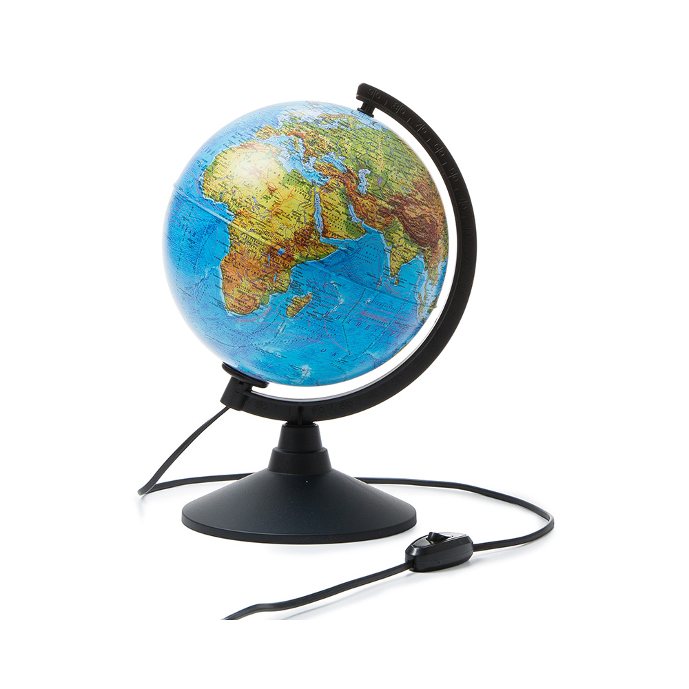 414120 Глобус физико-политический 21 см с подсветкой Globen 