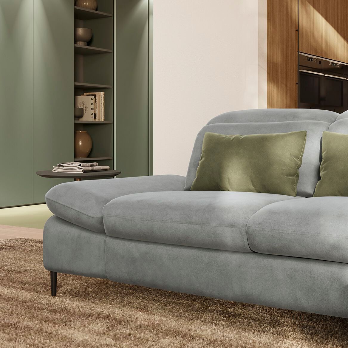 Модульный тканевый диван с отсеком для хранения Febal Casa Must ARCH-00047729 - Вид №5