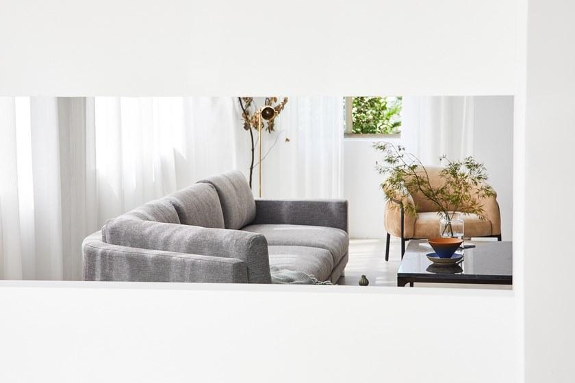 Grado Design Изогнутый диван из ткани для 4 человек Pent Pen-sf-g02 - Вид №7