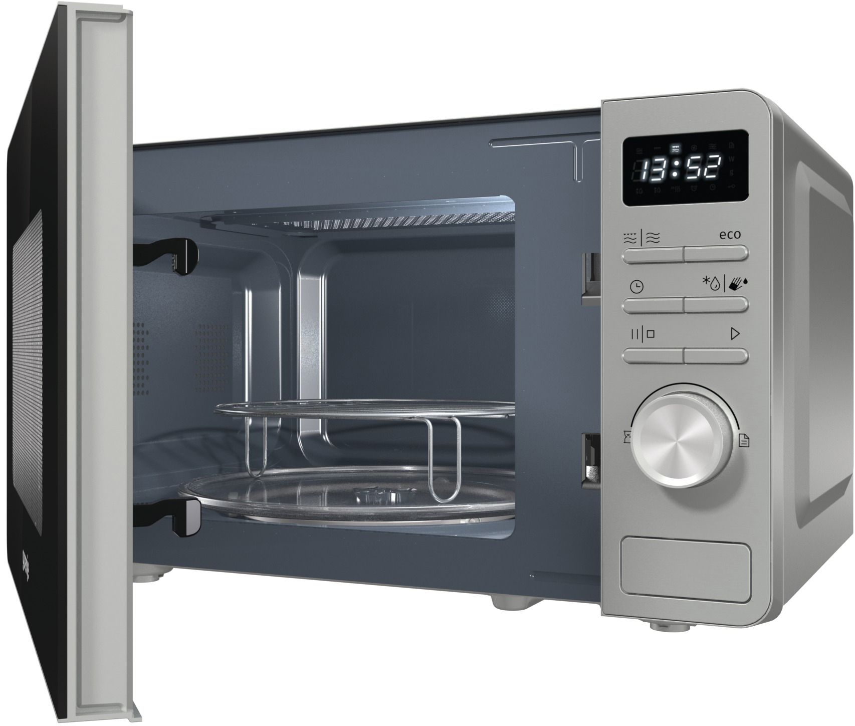 MO23A4X Микроволновая печь / 20 л, 800 вт, электронное управление, цвет: серебр Gorenje Santreyd  - Вид №4