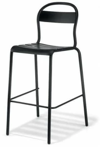 COLOS Высокий штабелируемый табурет из листового металла Stecca