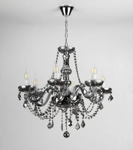 Подвесная люстра Rivoli Pensieri 1010-206 RIVOLI ДИЗАЙНЕРСКИЕ, PENSIERI 336784 Хром;черный