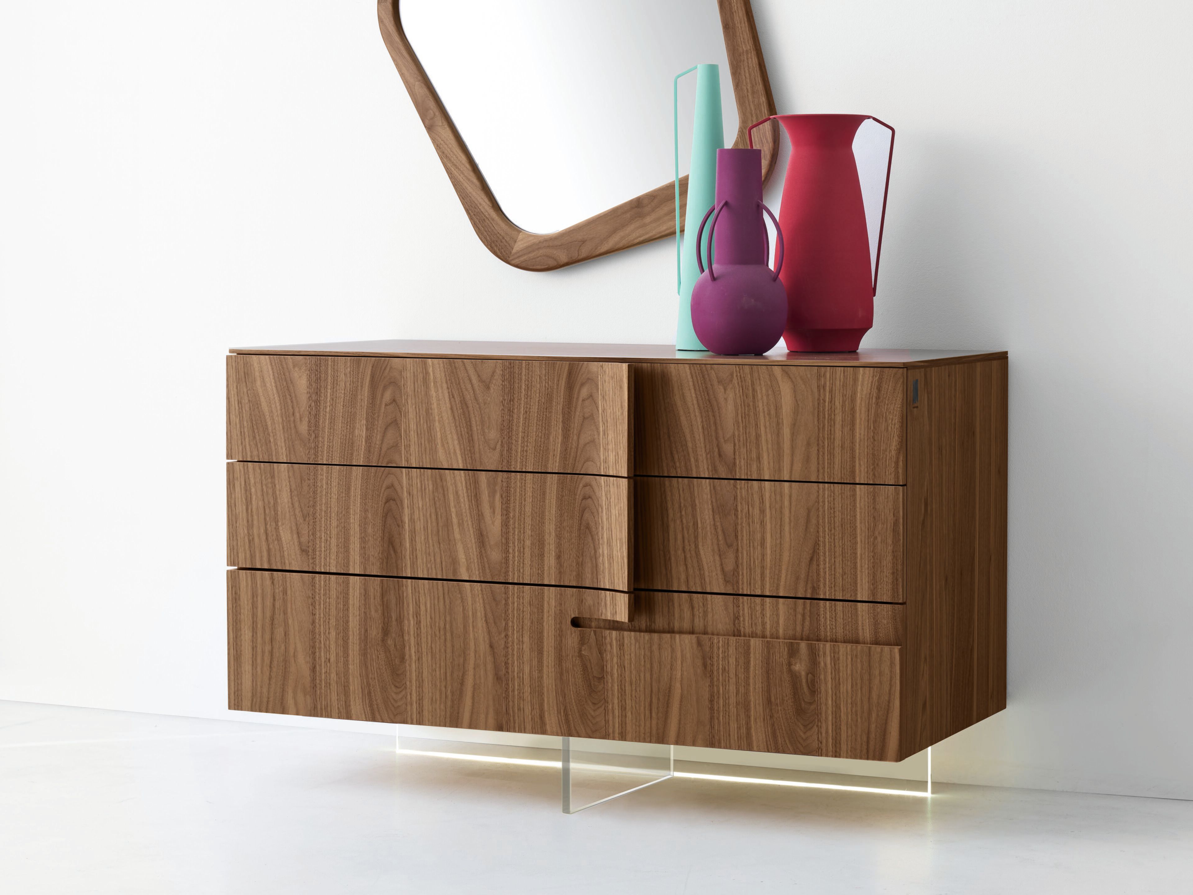 Шкаф из орехового дерева с ящиками Modesign Book ARCH-00087259