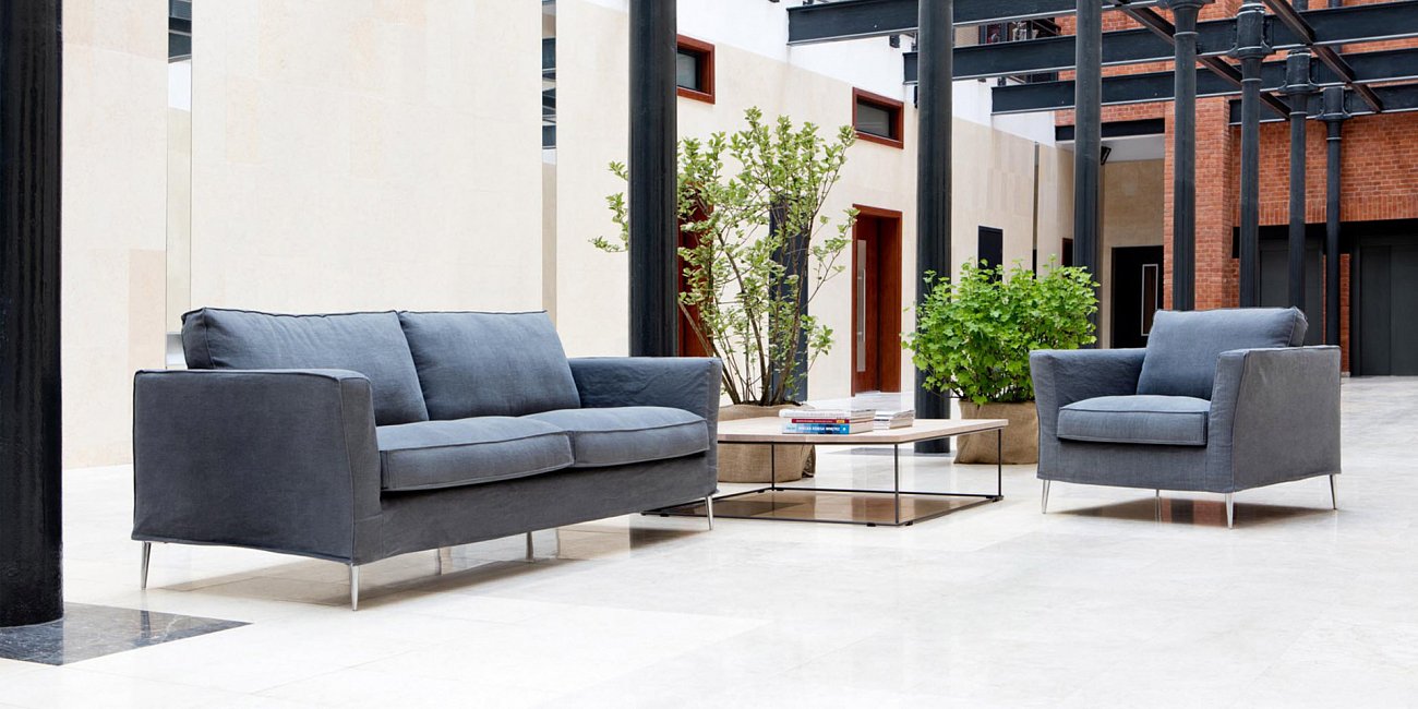 Диван Caprice двухместный прямой темно-серый SITS CAPRICE 191922 Серый - Вид №6