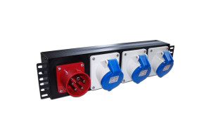 16466284 Блок розеток 19 трехфазный, 1х3 IEC309, 32A без шнура питания -PDU-32AI9-3P TWT