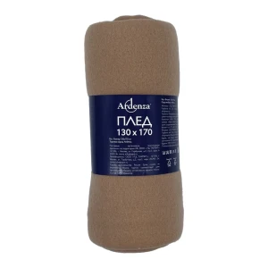 Плед Ardenza Arimno 130x170 см флис цвет бежево-розовый 84256214 STLM-2125369
