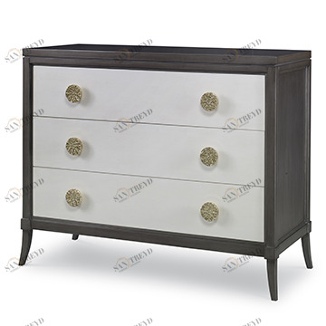 Тумбочка 17577-830-002 Cassia Chest - Grey / Linen Ambella 
