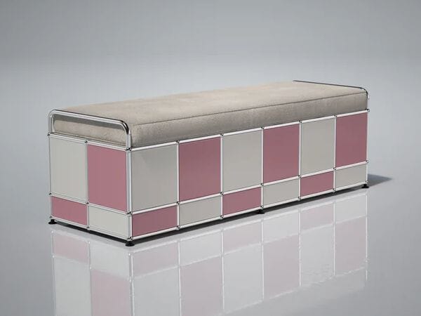 Стальная скамья USM TESSELLATE ARCH-00000624 - Вид №1