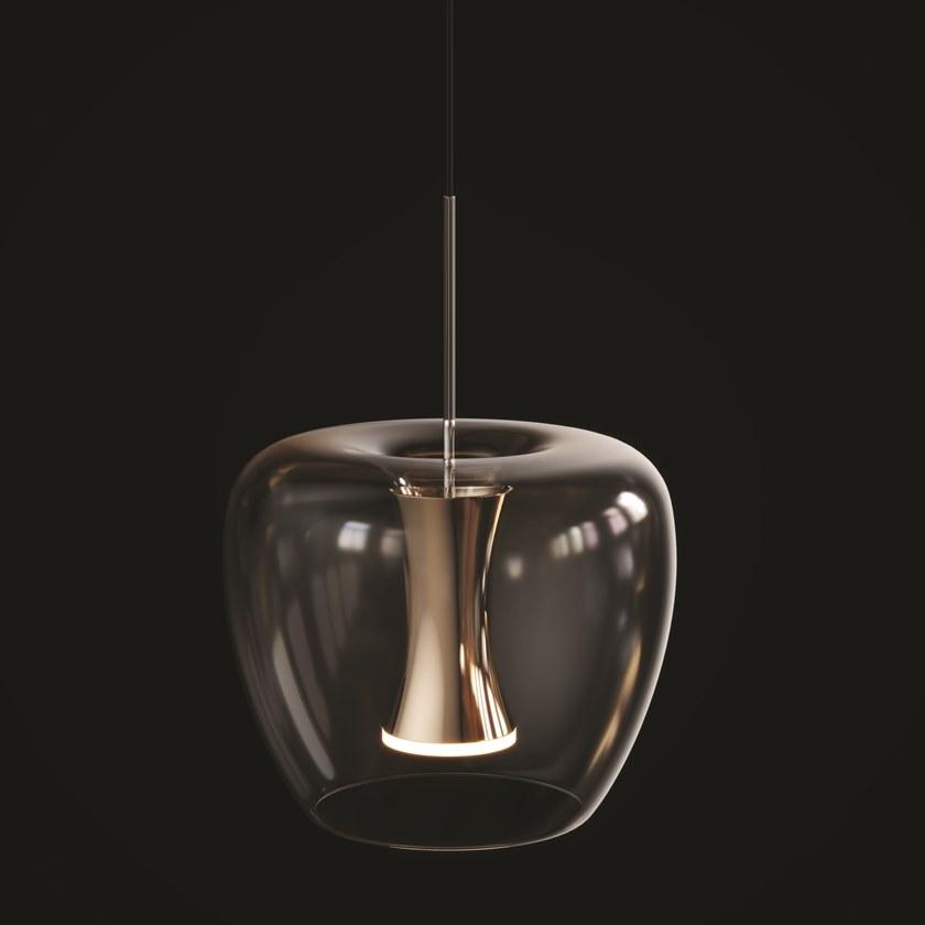 Quasar Светодиодный подвесной светильник из алюминия и стекла Apple mood sun-id-1440217 - Вид №4