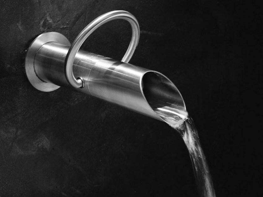 JEE-O Смеситель для умывальника настенный из нержавеющей стали на одно отверстие Pure 300-1500 / 300-1501 - Вид №1