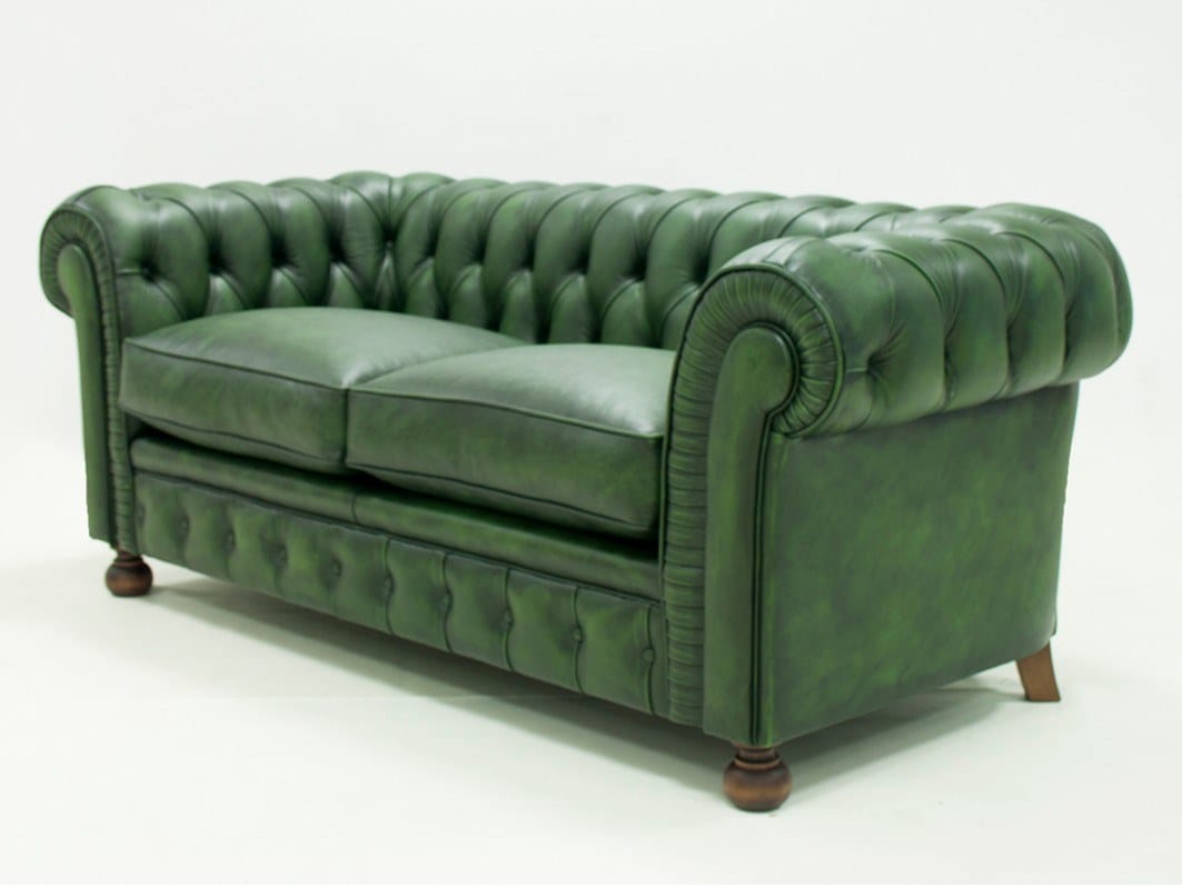 2-местный кожаный капитонный диван CREARTE COLLECTIONS Chesterfield Classic Origins ARCH-00042266 - Вид №8