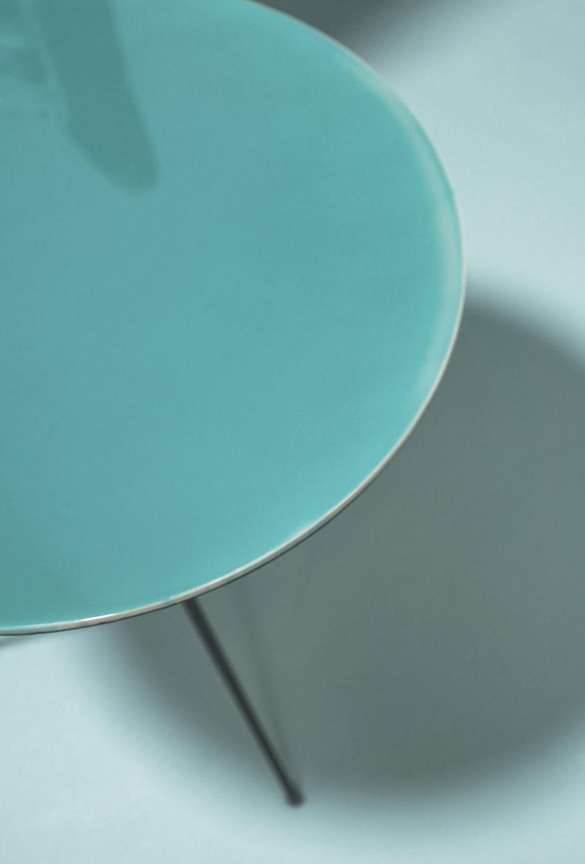 BAXTER Круглый лакированный журнальный столик Liquid sun-id-1510326 - Вид №7