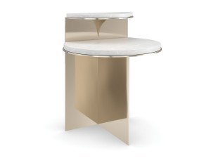 Высокий каменный журнальный столик