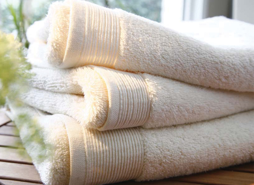 TOW_UNI_IV_70 Полотенце 70/140 ivoire слоновая кость хлопок 600гр/м2 Blanc des Vosges Santreyd 