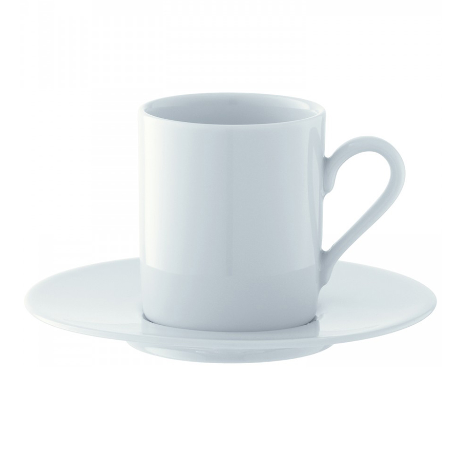 P055-01-997 Набор эспрессо чашек с блюдцами dine, 90 мл, 4 шт. LSA International 