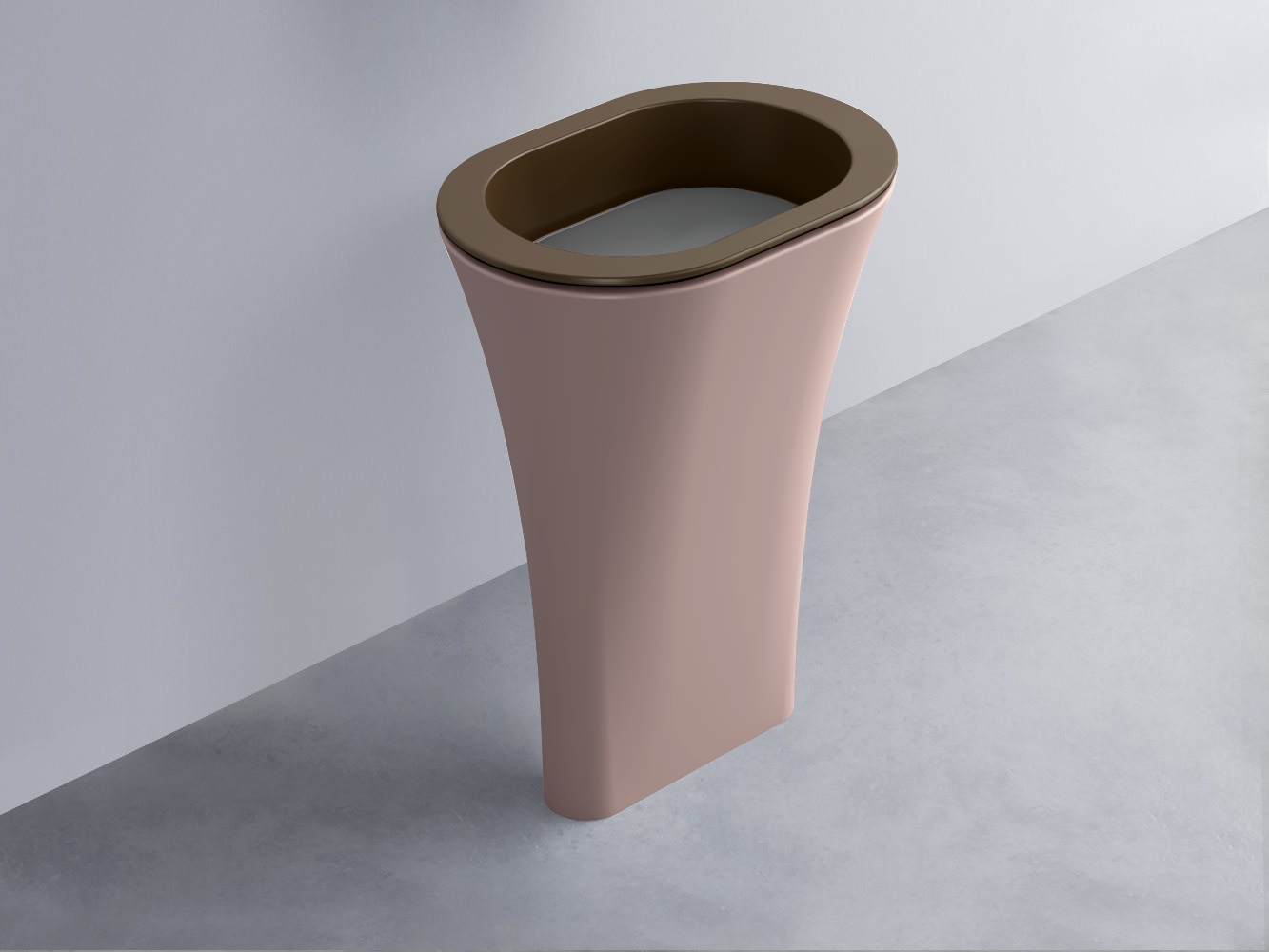 AMLA65-CA+AMPILO-CM+AMCOLO-CP Раковина Amedeo Ovale отдельностоящая cielo Enjoy + Amedeo Ceramica Cielo