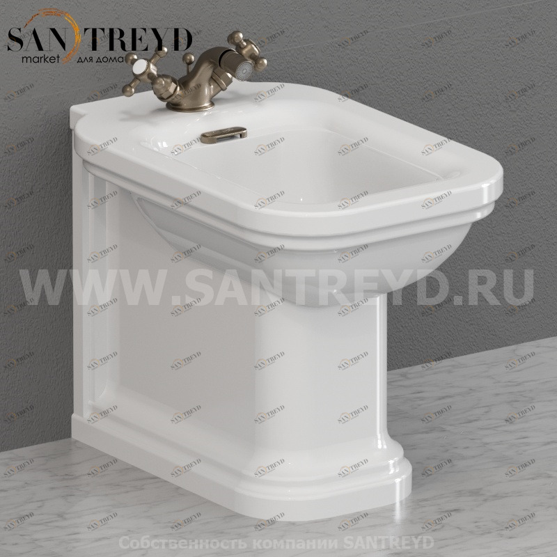 4121K3 Биде напольное Waldorf Kerasan