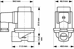 Danfoss EV251B — двухходовые электромагнитные клапаны с принудительным подъемом EV251B Клапан электромагнитный 032U538316  - Вид №1