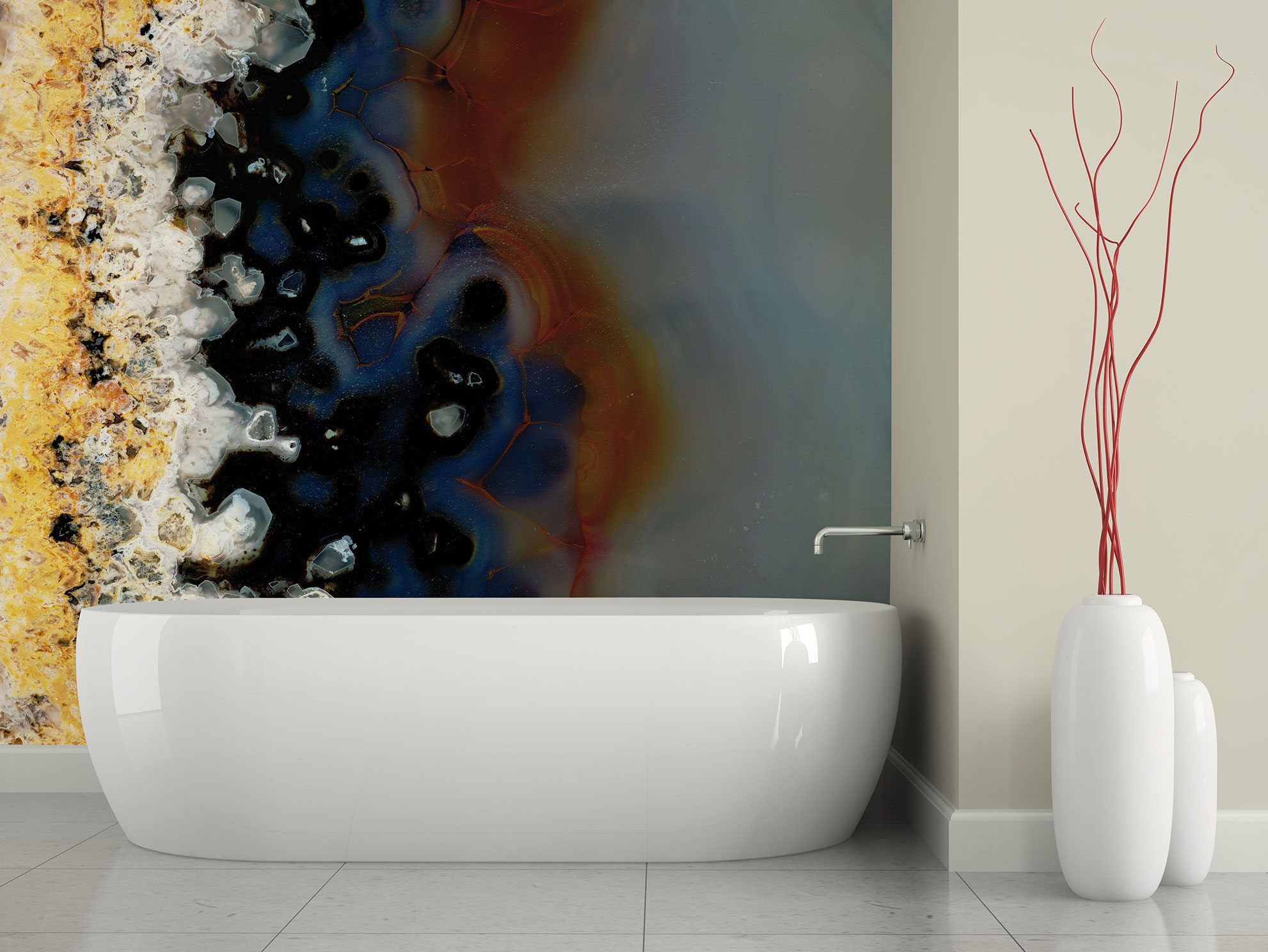 Декоративная панель из алюминия, стекла или ПММА Tecnografica драгоценные камни ARCH-00108323