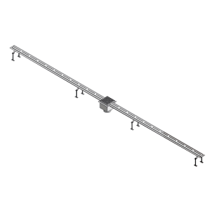 69010 Нержавеющий дренажный канал для бассейна, длина 2 м, AISI 304 SANELA