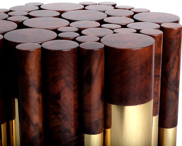 Круглый деревянный журнальный столик для гостиной Wanderlust Santreyd sun-id-1402940 - Вид №3