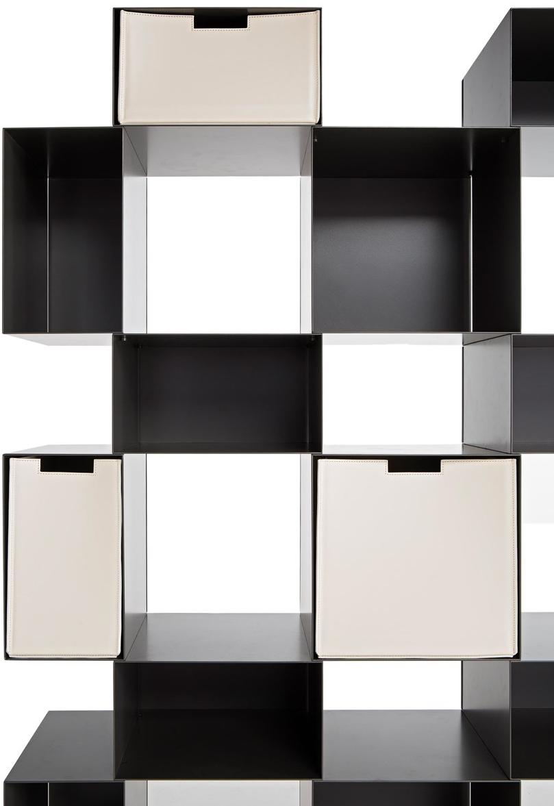 AMURA Модульный открытый книжный шкаф из металла Eresia Am038.er13 - Вид №8