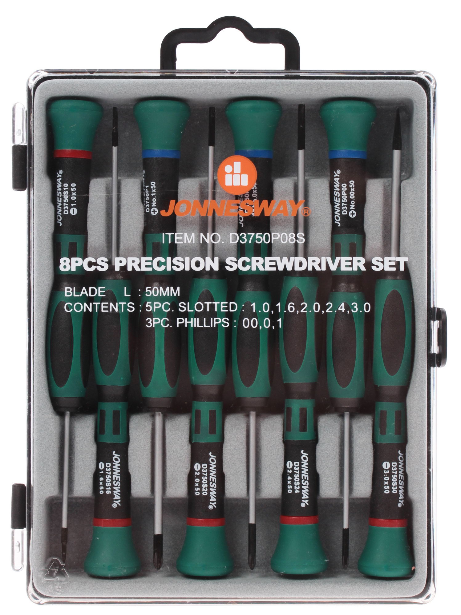 Набор отверток Jonnesway D3750P08S 1049441 STDN-0066379