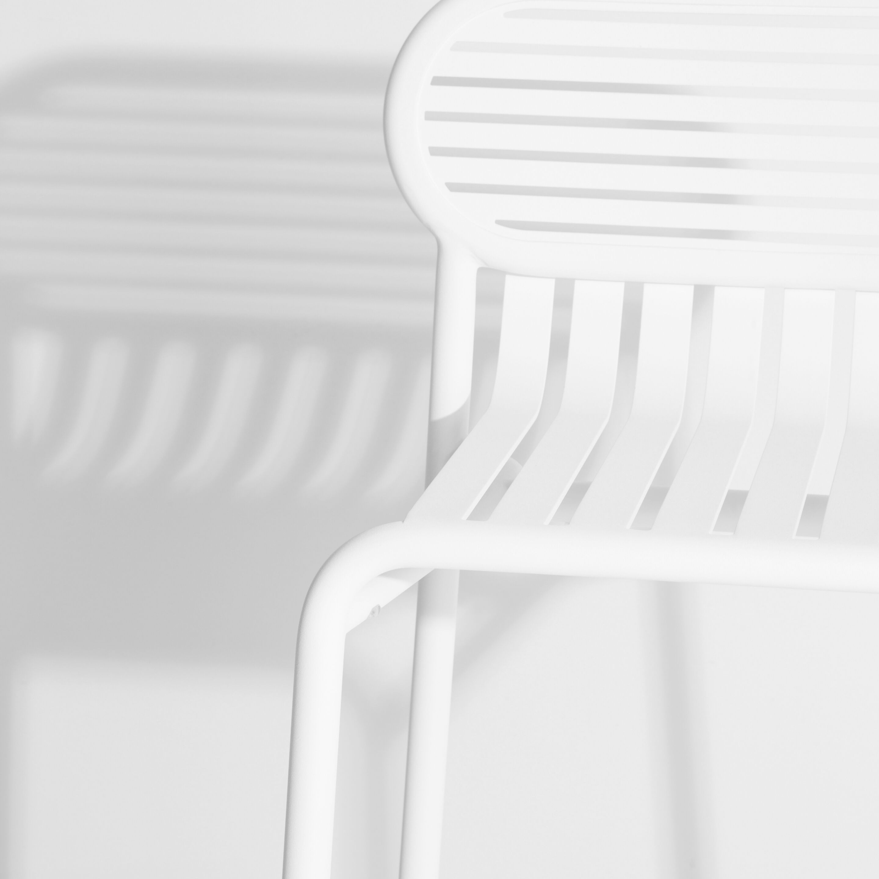 Алюминиевый высокий стул с порошковым покрытием с подставкой для ног Petite Friture WEEK-END ARCH-00135780 - Вид №13