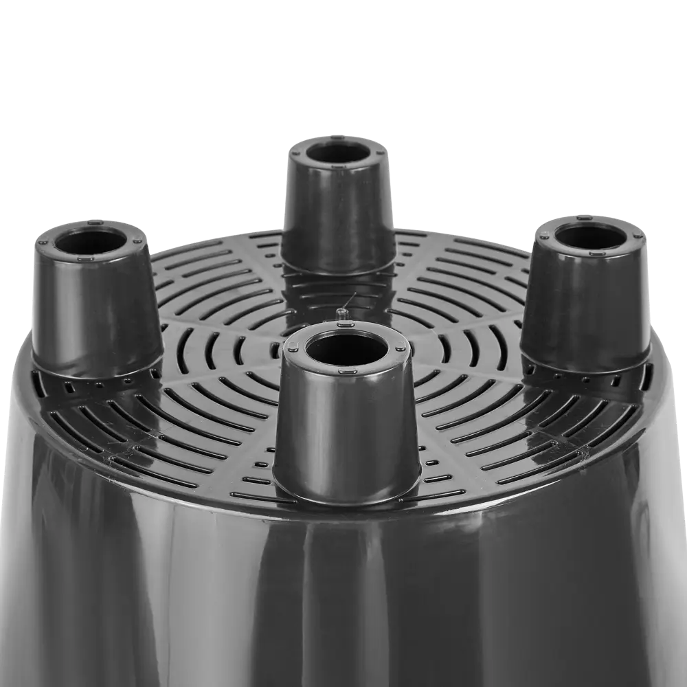 Кашпо для цветов Ingreen Rattan ø47 см v50 л пластик серый STLM-2066098 - Вид №4