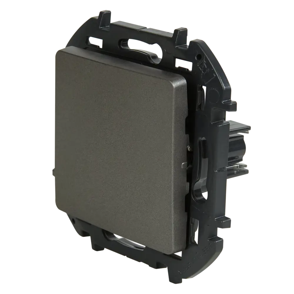 LEXMAN Lilian — одноклавишный выключатель скрытого монтажа в цвете «Титан» 86761710 STLM-1354662 - Вид №1