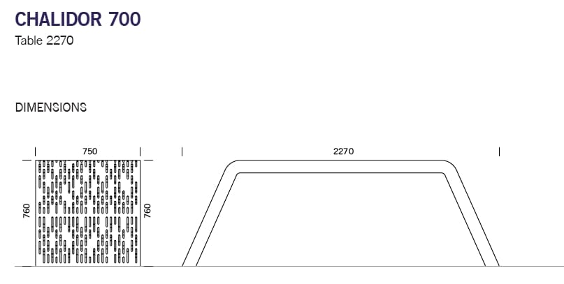 Стол и скамейка для общественных мест из нержавеющей стали BENKERT BANKE Chalidor ARCH-00092776 - Вид №7