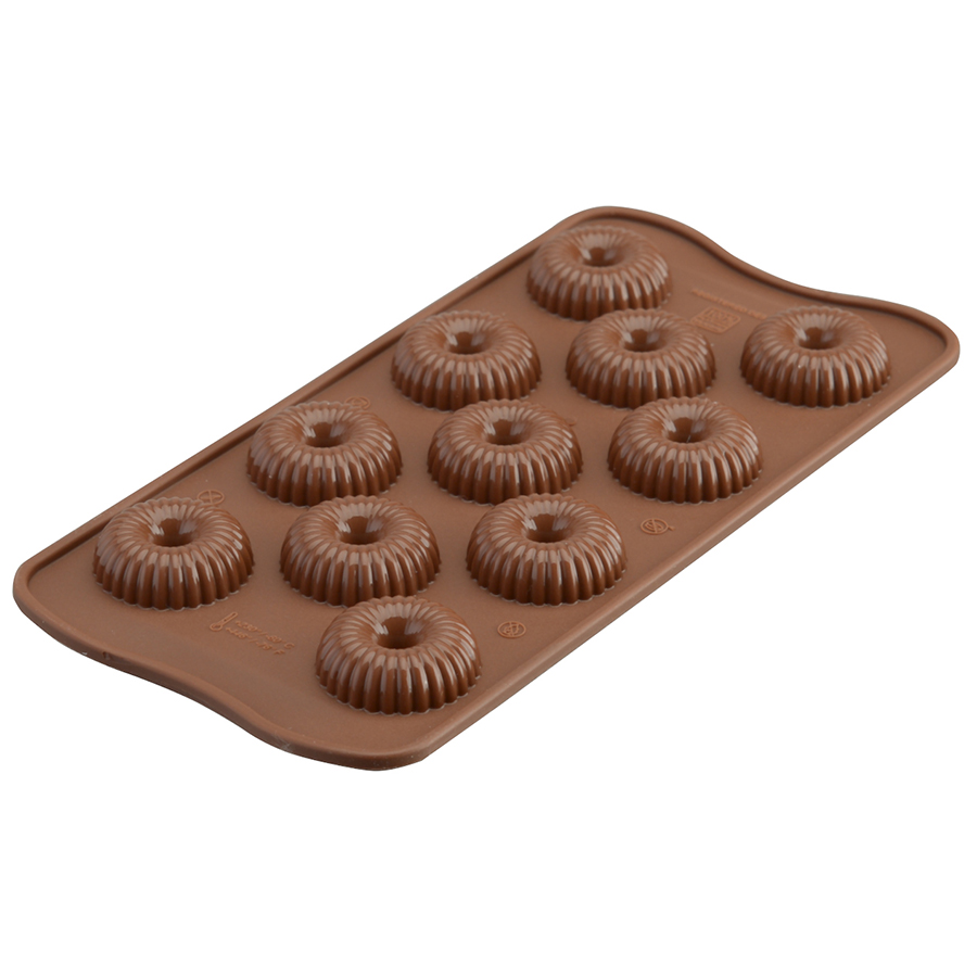 22.149.77.0065 Форма для приготовления конфет choco crown 11 х 24 см силиконовая Silikomart  - Вид №4