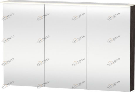 H2759607272 Happy D.2 Зеркальный шкафчик Дуб брашированный, натуральный шпон Duravit